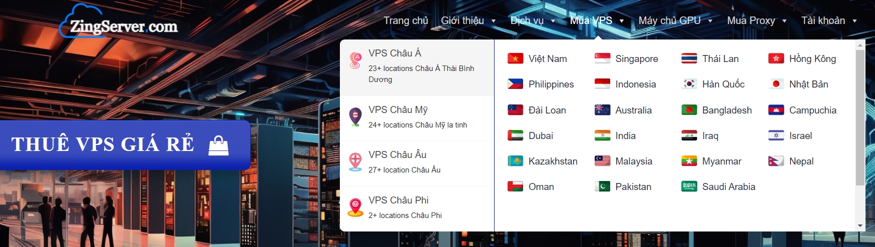 Nhà cung cấp VPS doanh nghiệp uy tín.