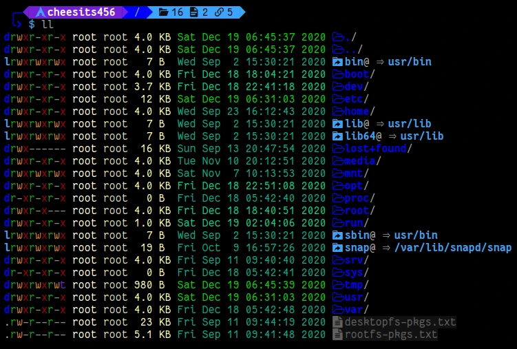 Tùy chỉnh .bashrc giúp lệnh ls hiển thị màu sắc trực quan, dễ dàng phân biệt file và thư mục.